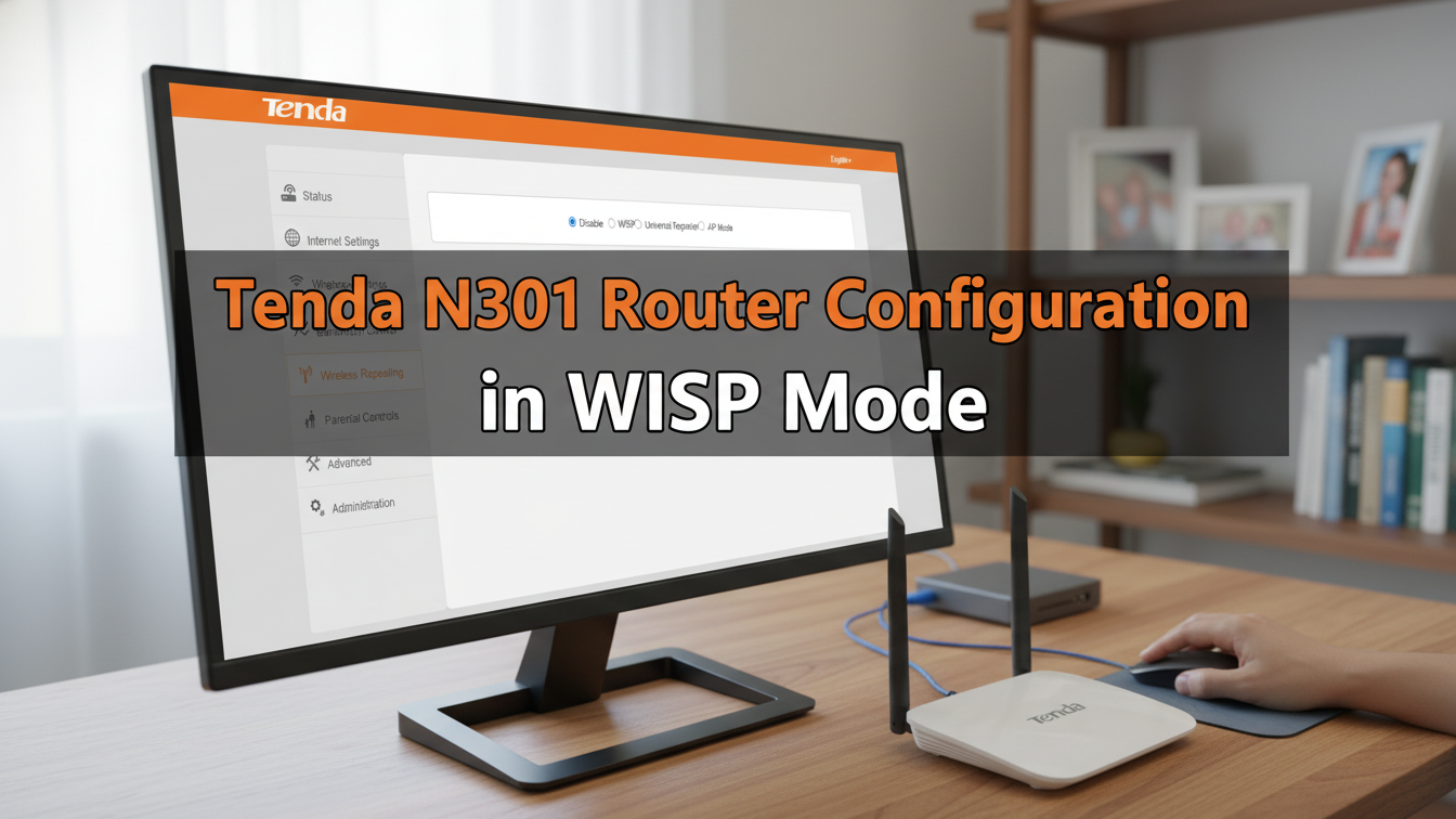 Konfigurasi Router Tenda N301 dalam Mode WISP - Febri Israndi